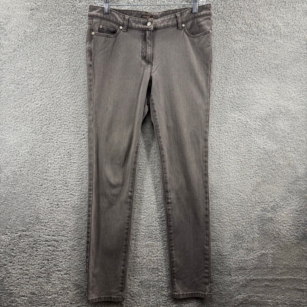 J. McLaughlin Women's Size 8 Beige Stretch Classic Fit Pants Trousers Casual
